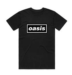 Black Oasis Logo Liam Noel Gallagher offiziell Männer T-Shirt Herren (Large) von Probity