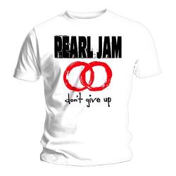 White Pearl Jam Don't Give Up Eddie Vedder offiziell Männer T-Shirt Herren (Large) von Probity