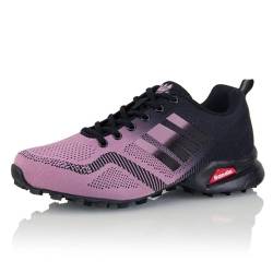 Procity Unisex Damen Herren Sportschuhe leichte Laufschuhe Wanderschuhe atmungsaktive Trekkingschuhe Purple Black 40 von Procity