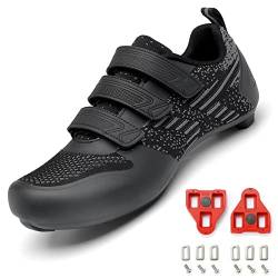 Prodkfe Fahrradschuhe Herren Damen Rennradschuhe MTB Mountainbike Schuhe Radschuhe Kompatibel mit Peloton Bike SPD SPD-SL&Look Delta Cleats für Rennrad Schuhe Männer von Prodkfe