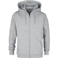 Produkt Kapuzenjacke - Basic Sweat Cardigan - S bis XL - für Männer - Größe M - hellgrau von Produkt