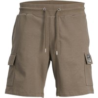 Produkt Short - PKTGMS Dennis Cargo Sweat Shorts - S bis XXL - für Männer - Größe L - braun von Produkt