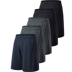 Profectors Herren-Shorts mit Taschen und elastischem Bund, schnell trocknende Activewear, Workout-Shorts für Herren von Profectors