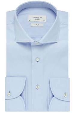 Profuomo Sky Blue Slim Fit Hemd hellblau, Einfarbig von Profuomo