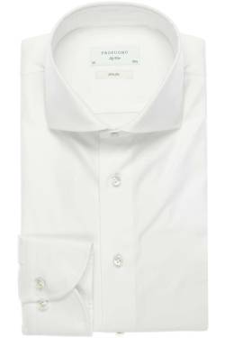 Profuomo Sky Blue Slim Fit Hemd weiss, Einfarbig von Profuomo