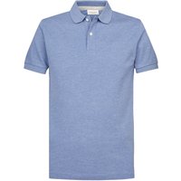 Profuomo Unifarbenes Poloshirt in Piqué-Qualität von Profuomo