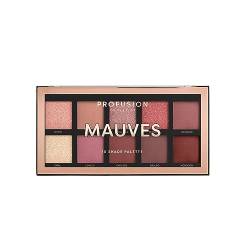 Profusion Cosmetics Mauves Lidschatten-Palette mit 10 Farbtönen (mischbare Multi-Finish-Neutrale und Dusty Rose bis Pflaumentöne) von Profusion Cosmetics