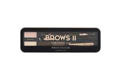 Profusion Cosmetics Pro Makeup Case Augenbrauen Brows II - Mittlere Dunkelheit von Profusion Cosmetics