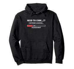 Bitte warten Sie die Entwicklersoftware Pullover Hoodie von Programmer Gift Idea Developer Computer Scientist