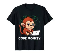 Code Monkey Programming Coder Computer Geek Entwickler PC T-Shirt von Programmer Gift Idea Developer Computer Scientist