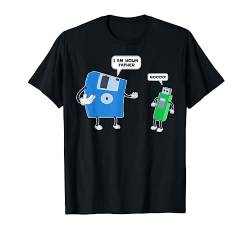 Entwickler Informatik Vater & Sohn Floppy Disk Programmierer T-Shirt von Programmierer Geschenke & Ideen