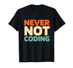 Retro Coder - Coden Vintage Programmierer Entwickler T-Shirt von Programmierer Geschenke & Ideen