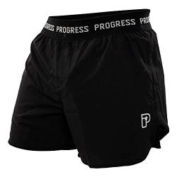 Progress Jiu Jitsu Academy Boardshorts | Bequeme und strapazierfähige BJJ Shorts | Herren Shorts für brasilianische Jiu Jitsu | Gym Shorts von Progress Jiu Jitsu