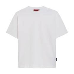 Prohibited Blanks | Einfarbiges Basic Oversize T-Shirt | Heavy Qualität mit 270 GSM Baumwolle | Rundhals-Ausschnitt, Boxy Fit (Off-White, S) von Prohibited Blanks