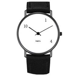 Projects Uhr (Tibor Kalman) - 10, One, 4 MoMA Design Leder Unisex von Projects Watches