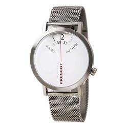 Projects Uhr (Will-Harris) - Past, Present, Future - Stahlnetz (40mm) Unisex von Projects Watches