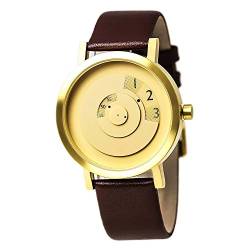 Projects Uhr (Will-Harris) - Reveal Stahl IP Messing - Leder (40mm) Unisex von Projects Watches