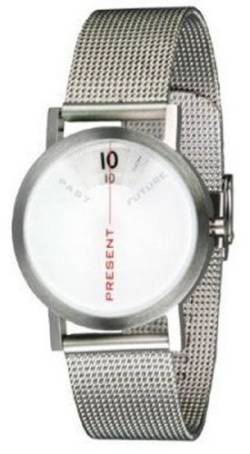 Projects Watch - Past, Present, Future - Silver/Mesh (33mm) von Projects Watches