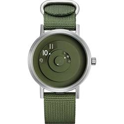 Projects Watches "Reveal Green Quarz Edelstahl Grun NATO Stoff Unisex Uhr von Projects Watches