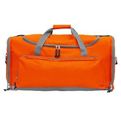 Projects Sporttasche groß XXL 69 x 36 x 34 cm 'Carribean' orange | Sporttasche Damen Sporttasche Herren Sporttasche Kinder | Sport Tasche Reisetasche Sports Bag Tasche Sport Fitnesstasche von Projects