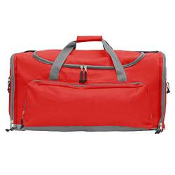 Projects Sporttasche groß XXL 69 x 36 x 34 cm 'Carribean' rot | Sporttasche Damen Sporttasche Herren Sporttasche Kinder | Sport Tasche Reisetasche Sports Bag Tasche Sport Fitnesstasche von Projects