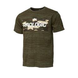 Prologic Bark Print Burnt Short Sleeve T-shirt L von Prologic