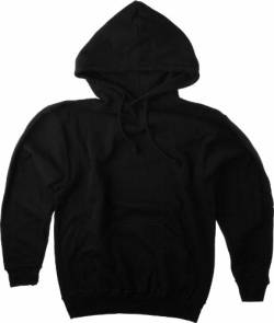 Basic Hoodie 80-20 Herren, Schwarz, M von Promodoro