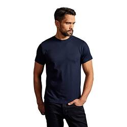 Basic T-Shirt Herren, Marineblau, L von Promodoro