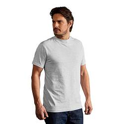 Basic T-Shirt Herren Sale, Hellgrau-Melange, M von Promodoro