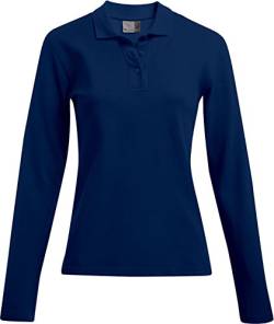 Heavy Langarm-Poloshirt Damen, Schwarz, XS von Promodoro