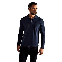 Heavy Langarm-Poloshirt Herren, Marineblau, XL von Promodoro