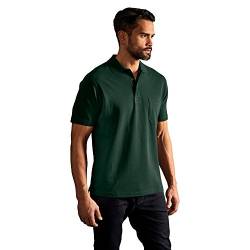 Heavy Poloshirt mit Brusttasche Herren, Waldgrün, L von Promodoro