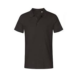 Jersey Poloshirt Plus Size Herren, Charcoal, 4XL von Promodoro
