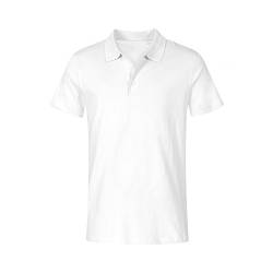 Jersey Poloshirt Plus Size Herren, Weiß, 4XL von Promodoro