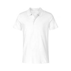 Jersey Poloshirt Plus Size Herren, Weiß, 5XL von Promodoro