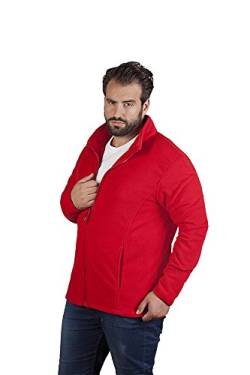 Leichte Fleece Jacke C+ Herren, Rot, XL von Promodoro