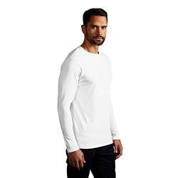 Premium Langarmshirt Herren, Weiß, L von Promodoro