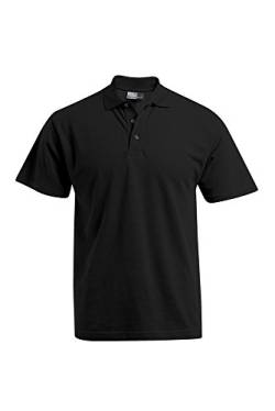 Premium Poloshirt Plus Size Herren, Schwarz, XXXL von Promodoro