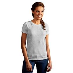 Premium T-Shirt Damen, Hellgrau-Melange, S von Promodoro