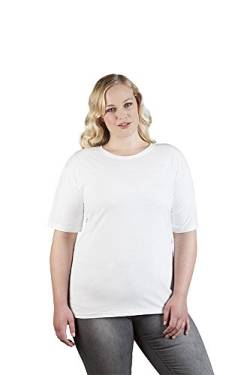 Premium T-Shirt Plus Size Damen, Weiß, XXXL von Promodoro