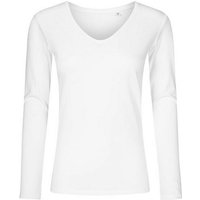 Promodoro Langarmshirt Damen V-Neck T-Shirt Longsleeve, Gekämmte Baumwolle von Promodoro