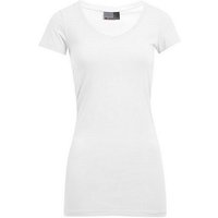 Promodoro T-Shirt 1er/2er/3er-Pack Damen Strectch T-Shirt mit V-Ausschnitt - 180 g/m² (1-tlg) XS bis 3XL, länger geschnitten von Promodoro