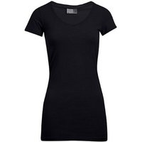 Promodoro T-Shirt 1er/2er/3er-Pack Damen Strectch T-Shirt mit V-Ausschnitt - 180 g/m² (2-tlg) XS bis 3XL, länger geschnitten von Promodoro