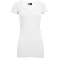 Promodoro T-Shirt 1er/2er/3er-Pack Damen Strectch T-Shirt mit V-Ausschnitt - 180 g/m² (3-tlg) XS bis 3XL, länger geschnitten von Promodoro