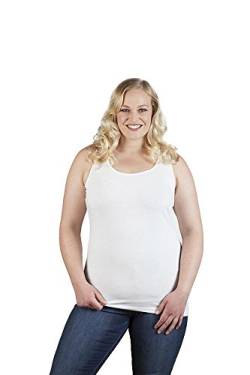 Single-Jersey Tank Top Plus Size Damen, Weiß, XXL von Promodoro