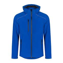 Softshell Jacke Plus Size Herren, Königsblau, 4XL von Promodoro