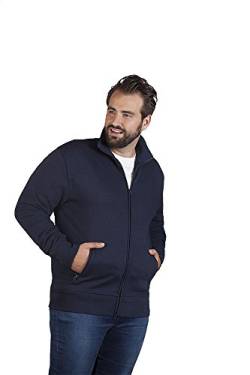 Stehkragen Zip Jacke Plus Size Herren, Marineblau, 4XL von Promodoro