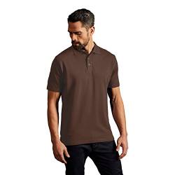 Superior Poloshirt Herren, Braun, L von Promodoro