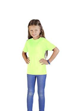 UV-Performance T-Shirt Kinder, Neongelb, 128 von Promodoro