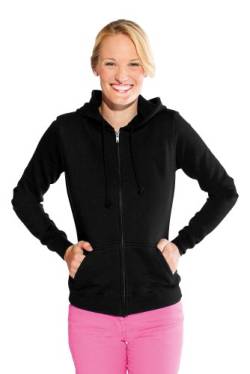 Zip Hoodie Jacke 80-20 Damen, Schwarz, M von Promodoro